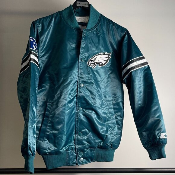 Starter Philadelphia Eagles satin jacket size S or M or 3XL - Picture 4 of 9